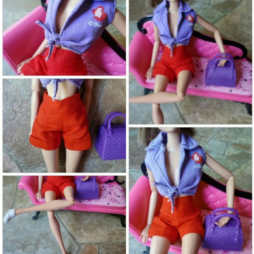 Barbie Disney Ariel Styled Outfit